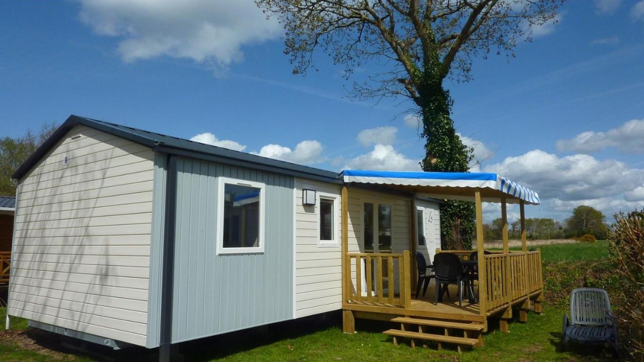 Camping De La Plage De Cleut-Rouz Fouesnant Exterior foto