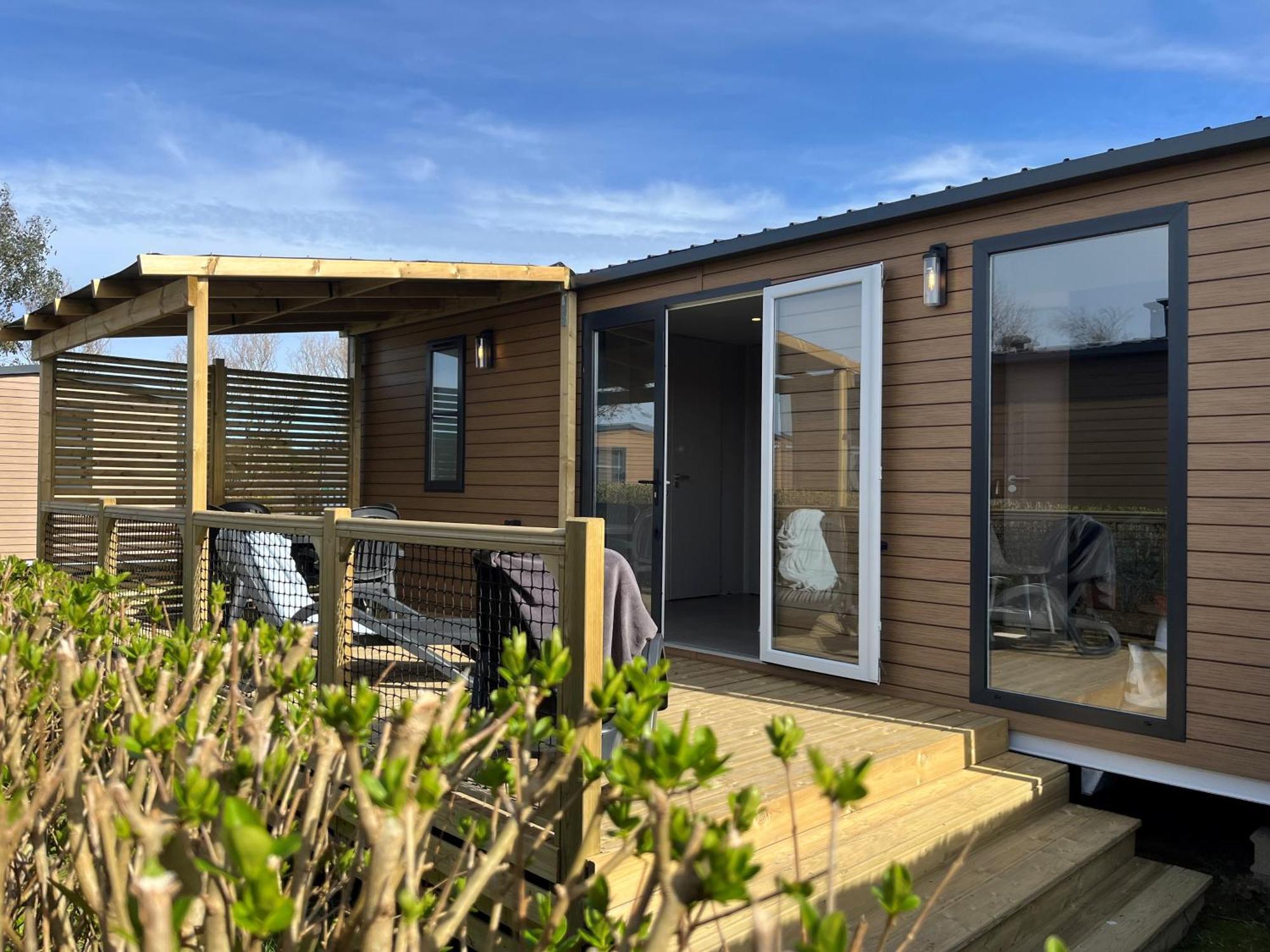 Camping De La Plage De Cleut-Rouz Fouesnant Exterior foto
