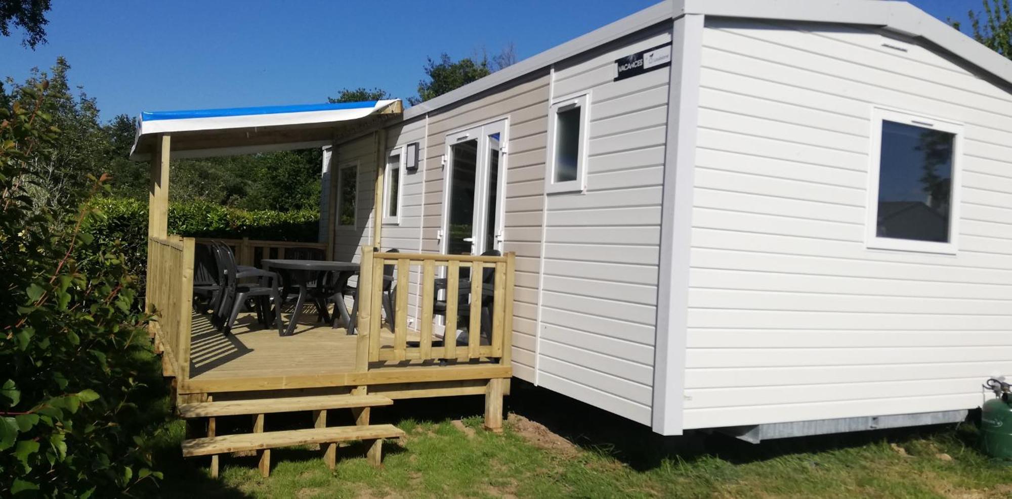 Camping De La Plage De Cleut-Rouz Fouesnant Exterior foto