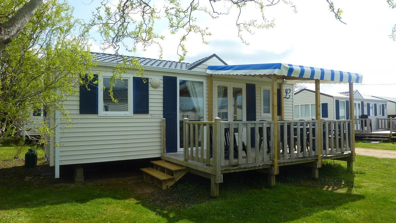 Camping De La Plage De Cleut-Rouz Fouesnant Exterior foto